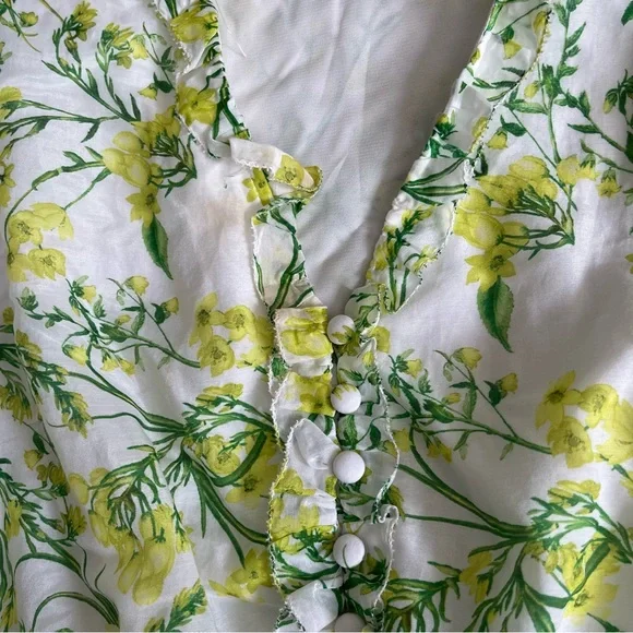 Alice and Olivia Callico Blouse Sz Medium - Picture 10 of 12